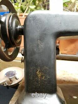Very Rare 1886 Grand National Sewing Machine with attachments, Heavy Duty, Works