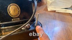 Vintage 1950 Singer 301A Sewing Machine Heavy Duty, Made in USA Fully working