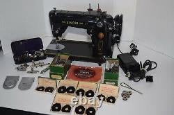 Vintage 1950's Singer Model 319W Heavy Duty Sewing Machine withAccessories