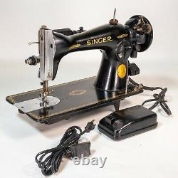 Vintage 1951 Centennial Singer Sewing Machine 15-91 Heavy Duty Direct Drive