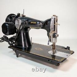 Vintage 1951 Centennial Singer Sewing Machine 15-91 Heavy Duty Direct Drive