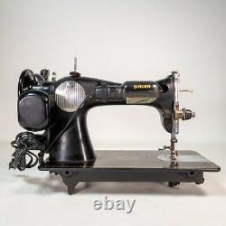 Vintage 1951 Centennial Singer Sewing Machine 15-91 Heavy Duty Direct Drive