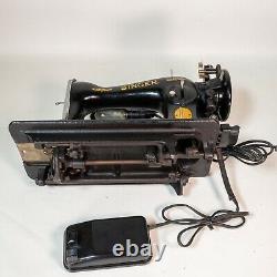 Vintage 1951 Centennial Singer Sewing Machine 15-91 Heavy Duty Direct Drive