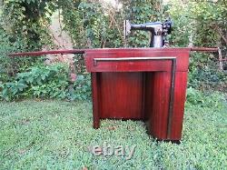 Vintage 1951 Singer 201-2 Direct Drive Heavy Duty Sewing Machine Denim Leather