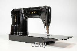 Vintage 1951 Singer 301A Slant Needle Heavy Duty Sewing Machine Black Beauty