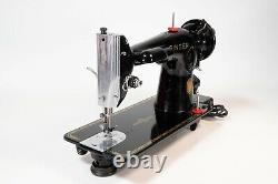 Vintage 1952 Singer 201-2 Direct Drive Heavy Duty Sewing Machine Denim Leather