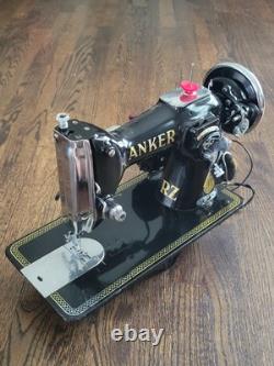 Vintage Anker RZ Sewing Machine Heavy Duty Industrial For Parts Or Repair