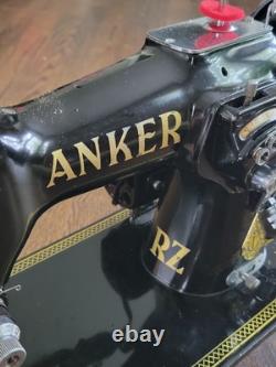 Vintage Anker RZ Sewing Machine Heavy Duty Industrial For Parts Or Repair