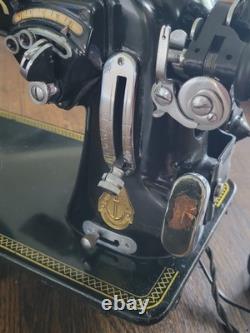 Vintage Anker RZ Sewing Machine Heavy Duty Industrial For Parts Or Repair