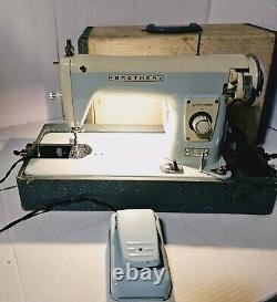 Vintage Brother Deluxe Sewing Machine Foreign Heavy Duty Upholstery Mid-Century