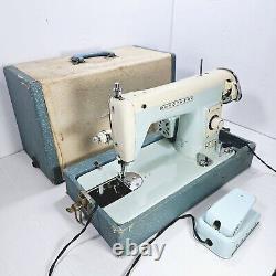 Vintage Brother Deluxe Sewing Machine Foreign Heavy Duty Upholstery Mid-Century