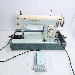 Vintage Brother Deluxe Sewing Machine Foreign Heavy Duty Upholstery Mid-Century