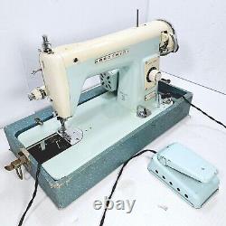 Vintage Brother Deluxe Sewing Machine Foreign Heavy Duty Upholstery Mid-Century