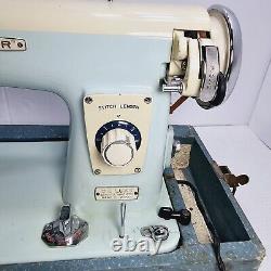 Vintage Brother Deluxe Sewing Machine Foreign Heavy Duty Upholstery Mid-Century