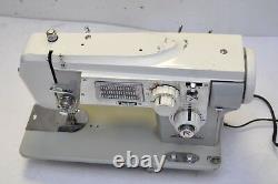 Vintage DOMESTIC #1366 Portable Heavy Duty Industrial Sewing Machine JAPAN