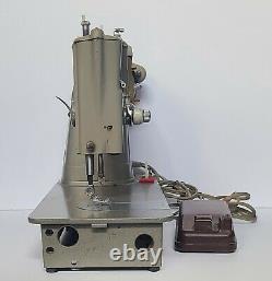 Vintage Heavy Duty 1963 Singer 328K Style O Matic Sewing Machine And Case WORKS