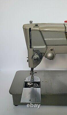 Vintage Heavy Duty 1963 Singer 328K Style O Matic Sewing Machine And Case WORKS