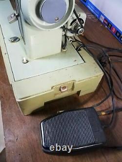 Vintage Heavy Duty Metal Sears Kenmore Sewing Machine 158.13010 Case Pedal Motor