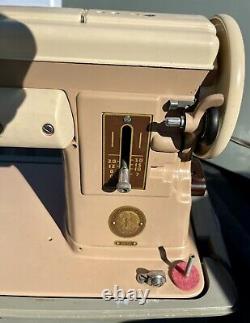 Vintage Heavy Duty Singer 301A Sewing Machine Gear Driven 1959 1960 1961 Works