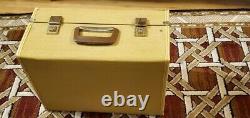 Vintage Husqvarna Model 2000 Sewing Machine With Case Untested Very Heavy Sweden