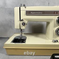Vintage Kenmore 158.17030 Sewing Machine withCase & Vintage Kit Tested