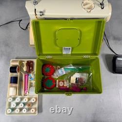 Vintage Kenmore 158.17030 Sewing Machine withCase & Vintage Kit Tested