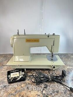 Vintage Kenmore 158 HEAVY DUTY Machine, SEE VIDEO, Precision Sewing Metal CLEAN