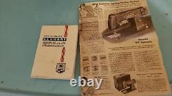 Vintage Kenmore Model 117.740 Heavy Duty Sewing Machine Manual and Accessories
