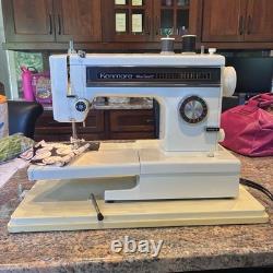 Vintage Kenmore Ultra Stitch 12 Sewing Machine 158.1595180 Tested W Pedal/case