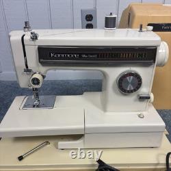 Vintage Kenmore Ultra Stitch 12 Sewing Machine 158.1595180 Tested W Pedal/case