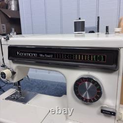 Vintage Kenmore Ultra Stitch 12 Sewing Machine 158.1595180 Tested W Pedal/case