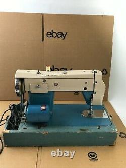 Vintage Morse Sewing Machine Fotomatic Zig Zag Heavy Duty Full Metal with Pedal