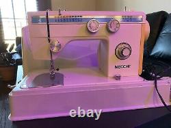 Vintage Necchi 534FB Heavy Duty Sewing Machine With Case