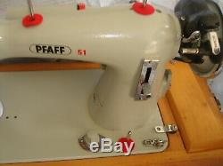 Vintage Pfaff 51 Semi Industrial Heavy Duty Electric Sewing Machine