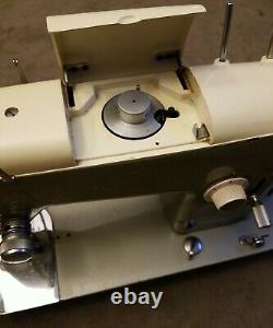 Vintage Retro Heavy Duty Sears Kenmore Sewing Machine Model 158.521 +Pedal AS-IS