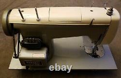 Vintage Retro Heavy Duty Sears Kenmore Sewing Machine Model 158.521 +Pedal AS-IS