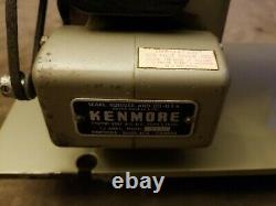 Vintage Retro Heavy Duty Sears Kenmore Sewing Machine Model 158.521 +Pedal AS-IS