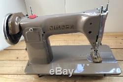 Vintage SINGER 215G Heavy Duty Semi-Industrial SEWING MACHINE