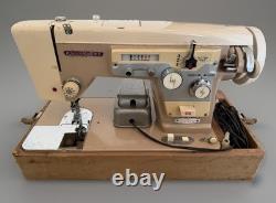 Vintage SeamMaster DeLuxe 711-B Zig Zag Sewing Machine WORKING with Pedal & Manual
