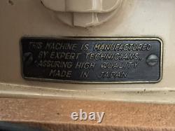 Vintage SeamMaster DeLuxe 711-B Zig Zag Sewing Machine WORKING with Pedal & Manual