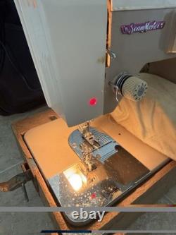 Vintage SeamMaster DeLuxe 711-B Zig Zag Sewing Machine WORKING with Pedal & Manual