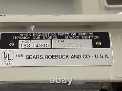 Vintage Sears Kenmore 158.14300 Sewing Machine High Shank Heavy Duty ZIG ZAG