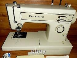 Vintage Sears Kenmore Heavy Duty Sewing Machine Model 158 Tested Working