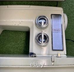 Vintage Sears Kenmore Sewing Machine Heavy Duty Stitch 158.77750 withPedal