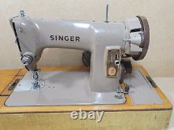 Vintage Singer 185K Heavy Duty Electric Sewing Machine With Accessories