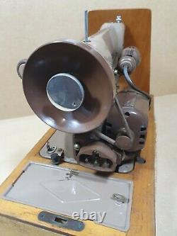 Vintage Singer 185K Heavy Duty Electric Sewing Machine With Accessories