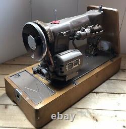 Vintage Singer 215G Heavy Duty Semi Industrial Electric Sewing Machine