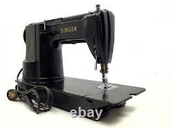 Vintage Singer 301a Slant Heavy Duty Sewing Machine Black