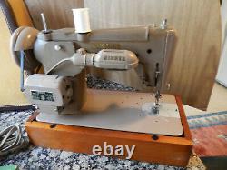 Vintage Singer 306W 1950s Heavy Duty Sewing Machine Bundle Tested