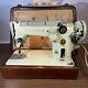 Vintage Singer 319W Sewing Machine Green Zig Zag Heavy Duty Tested with Case